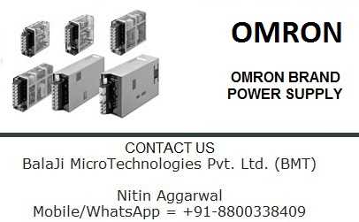 OMRON POWER SUPPLY – INDUSTRIAL AUTOMATION