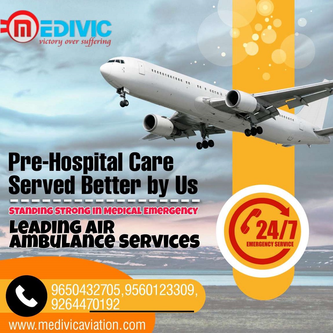 Get Astonishing ICU Air Ambulance in Vadodara