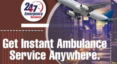 Avail Life Support Air Ambulance in Vijayawada