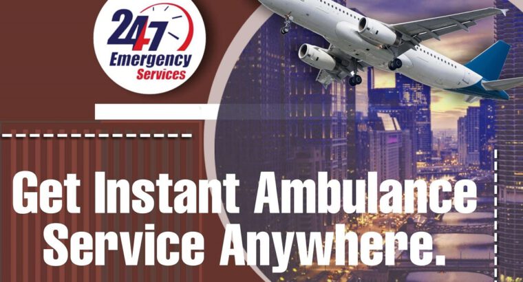 Avail Life Support Air Ambulance in Vijayawada