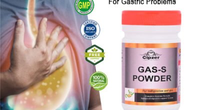 Gas-S Powder gives relief from gas and acid reflux