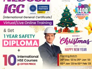 Make this New Year valuable by learning NEBOSH IGC