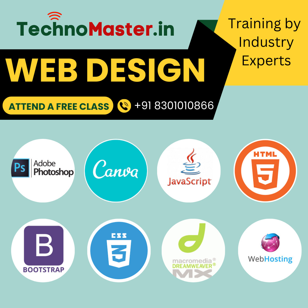 TechnoMaster Web Design Course Training in Bellary