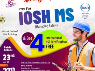 Step into your HSE Career with IOSH MS…!!