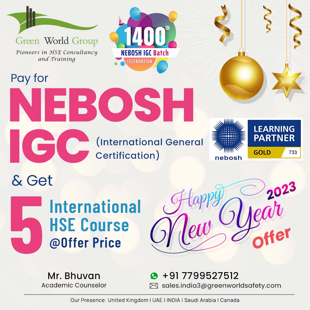 “2023”- Super New Year offer on NEBOSH IGC