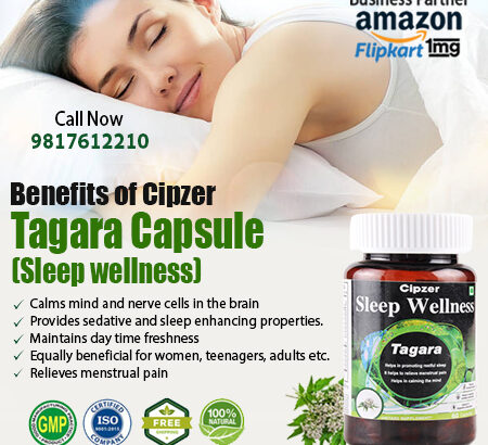 Tagara capsule promotes Sleep, treats insomnia
