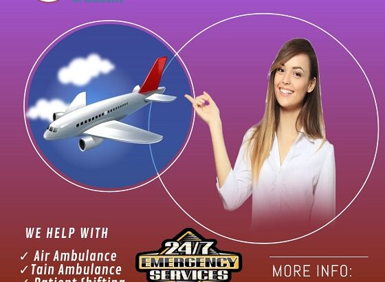 Book High Standard Charter Air Ambulance in Ranchi