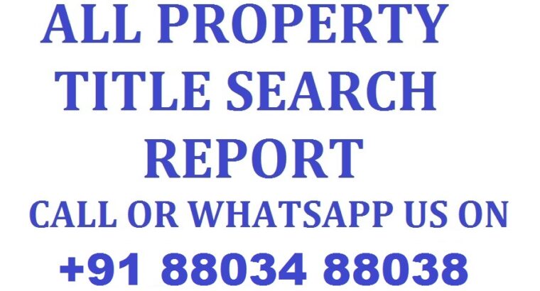 Property Title Search Report Call Now 88034 88038