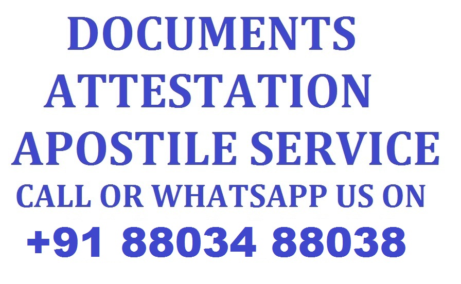 Apostille and Attestation Services Call 8803488038
