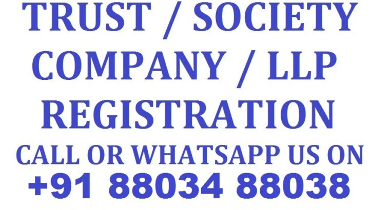 Trust Society Registration Call Now 8803488038
