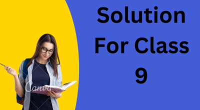NCERT Solution For Class 9