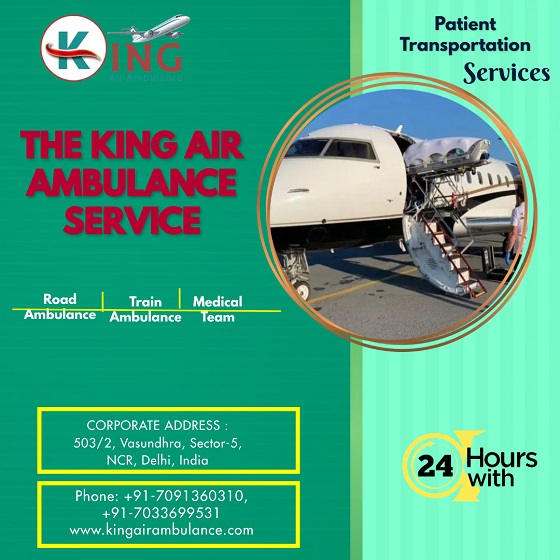 King AIr Ambulance Service in Ranchi