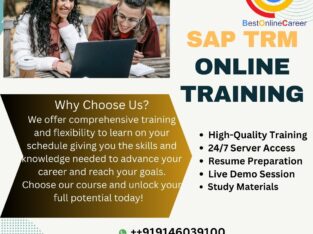 Join Best Online Career to become a SAP TRM expert