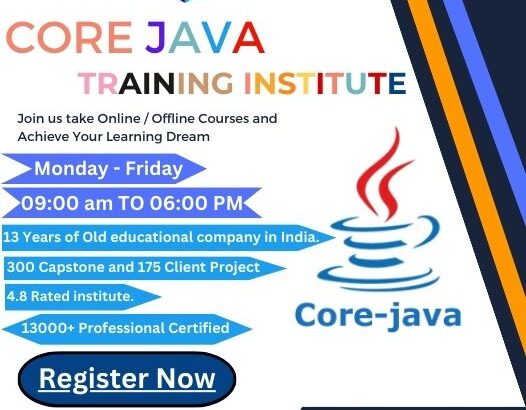 Core Java Training Institute in Gurgaon