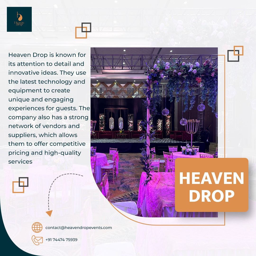 Heaven Drop Event Managment Pune