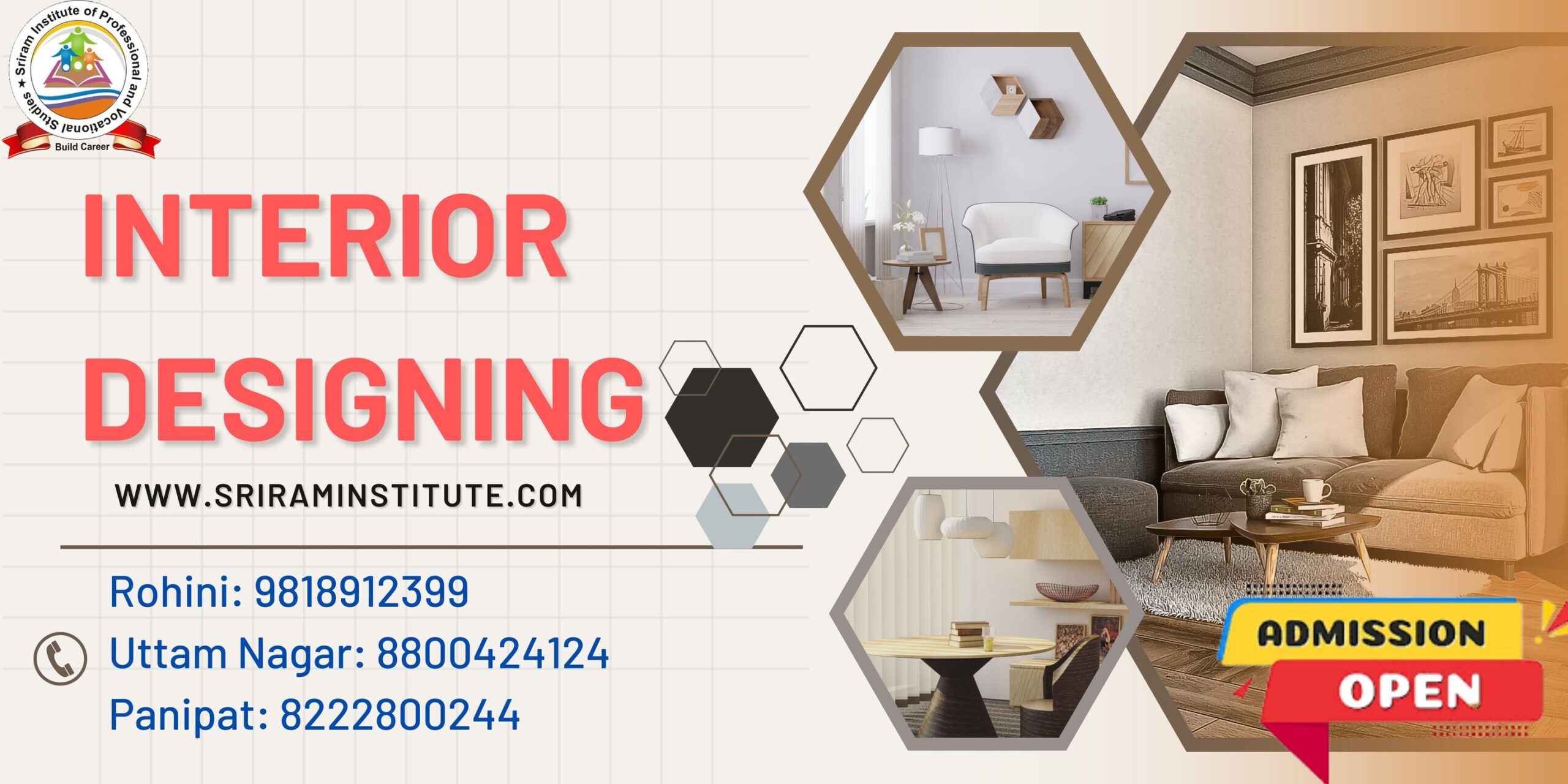 Best interior designing course in Uttam Nagar