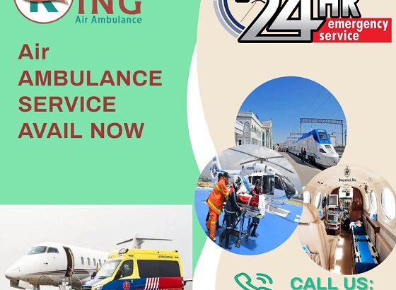 Avail 24*7 Hours King Air Ambulance in Guwahati