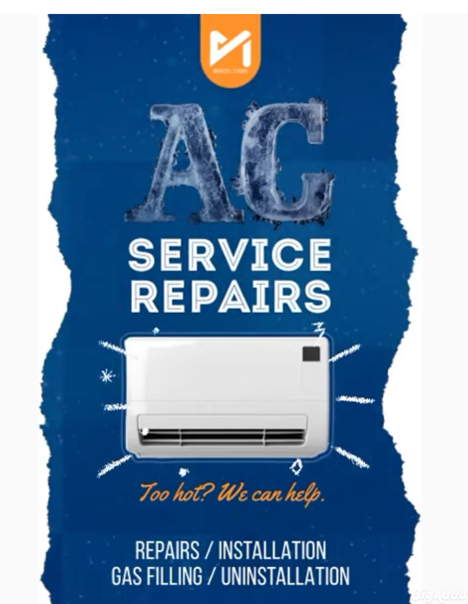 DOOR STEP SERVICE AVAILABLE FOR AIRCONDIOTIONER /