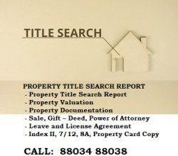 All Property Title Search Report Call