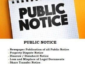 Public Notices Services Call