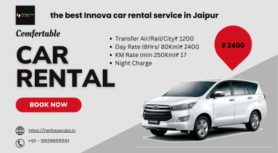 the best Innova car rental service in Jaipu
