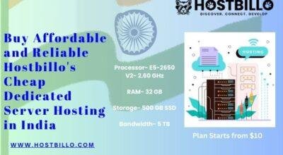 Buy Hostbillo’s Cheap Dedicated server in India