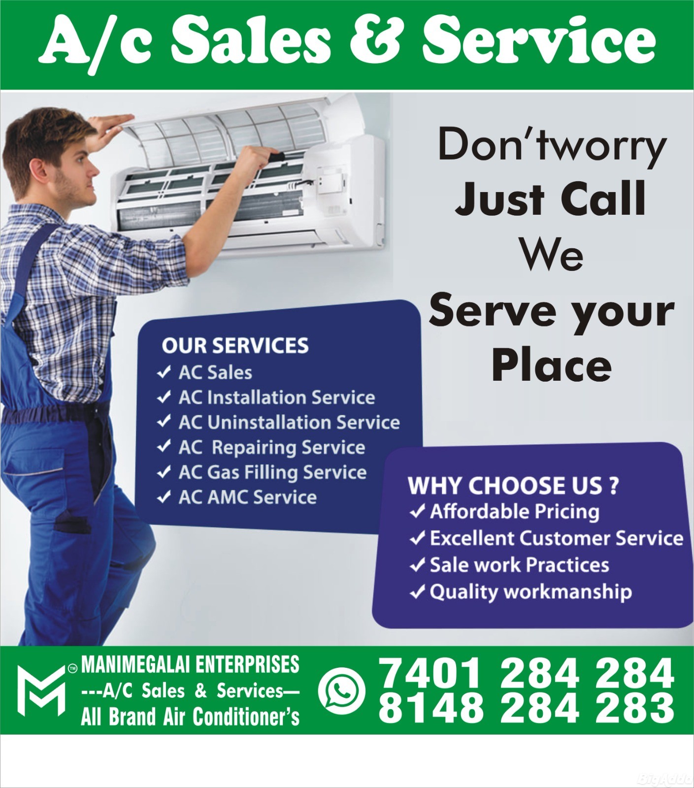 Second Hand Ac Dealers In Chennai Call Me 7401 284