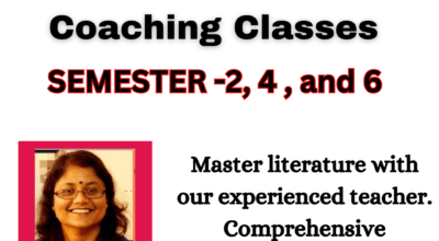 B.A English Honours Coaching Classes