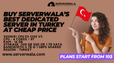 Buy Serverwala’s Best Dedicated Server in Turkey a