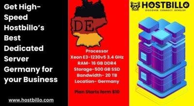 High-Speed Hostbillo’s Dedicated Server Germany