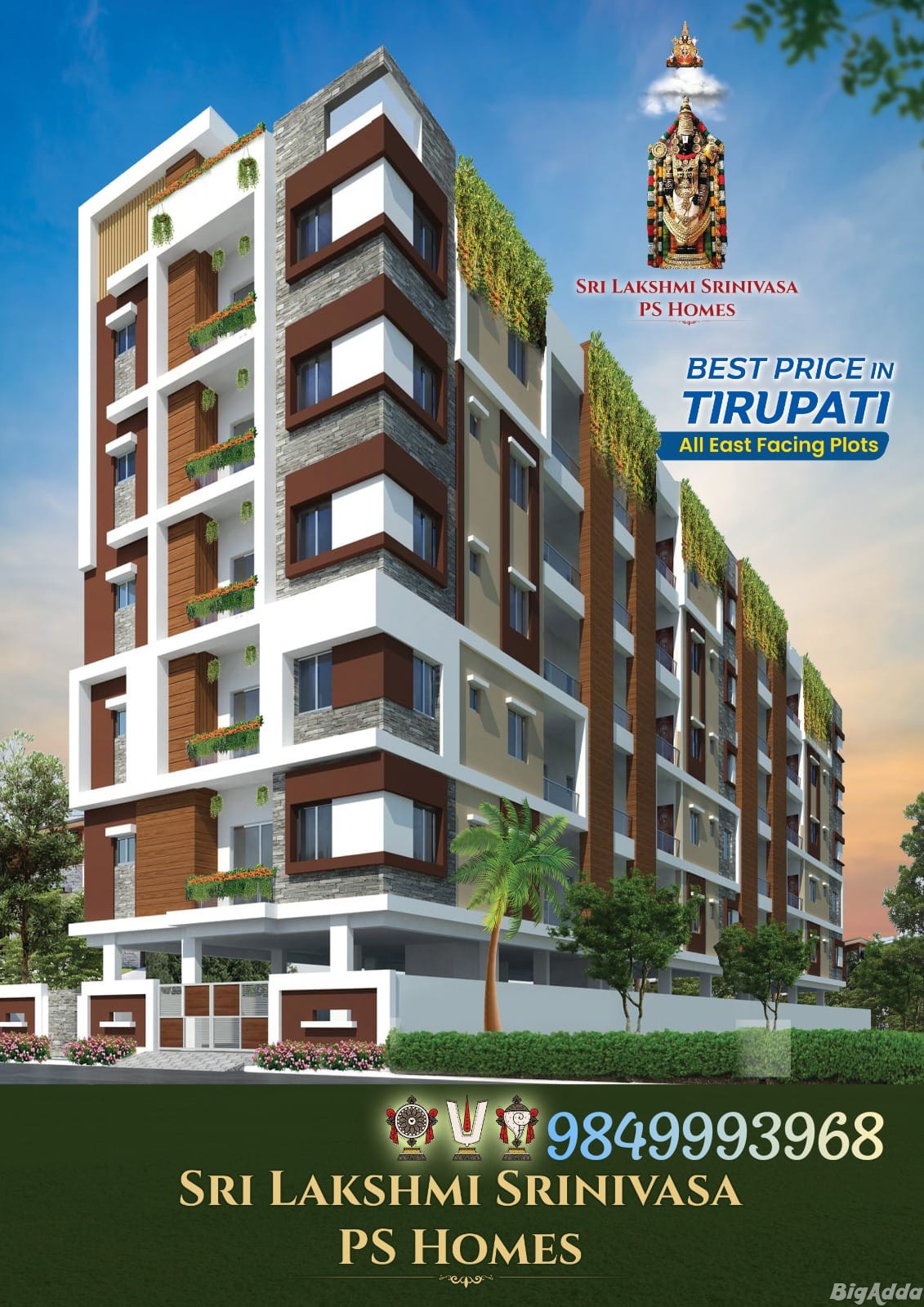 Brand New 3Bhk Flat For Sale in Tirupati