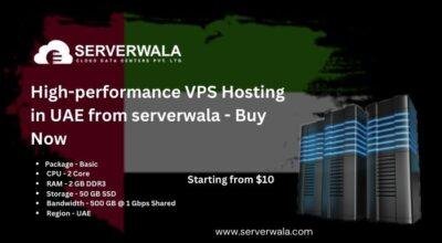 High-performance VPS Hosting in UAE – serverwala