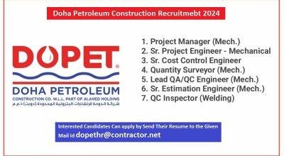 Construction Manager,QA QC Engineers