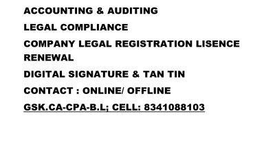 GST INCOMETAX CA SERVICES