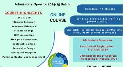 PG Diploma in Sustainable Environment Management
