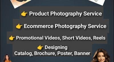 Product Photography, Videography, Graphics Design