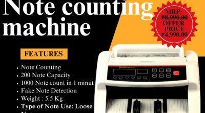 Note Counting Machine Price in Delhi