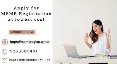 Apply for MSME Registration at lowest cost