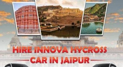 Innova Hycross hire and rental services in Jaipur