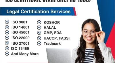 ISO Certificate in Delhi