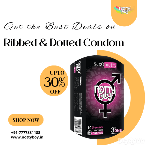 Buy Ribbed & Dotted Condom at Discounted Price