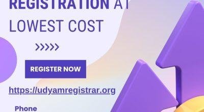 Apply for Udyam Registration at Lowest cost