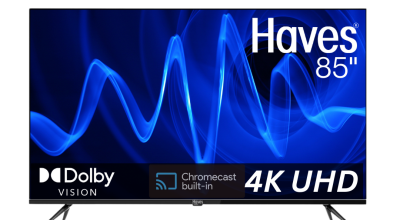 Haves 85 Inch 4k UHD Android LED TV [In-Built BT &