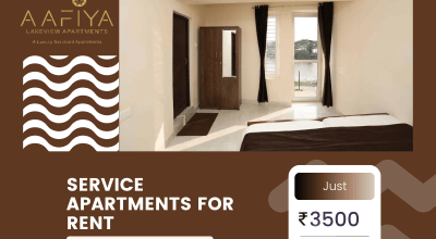 Service apartments in Coimbatore | Lakeview | Rent