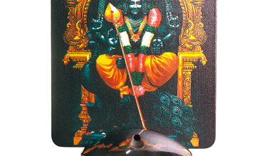 Murugan Metal Photo Print With Metal Base Stand