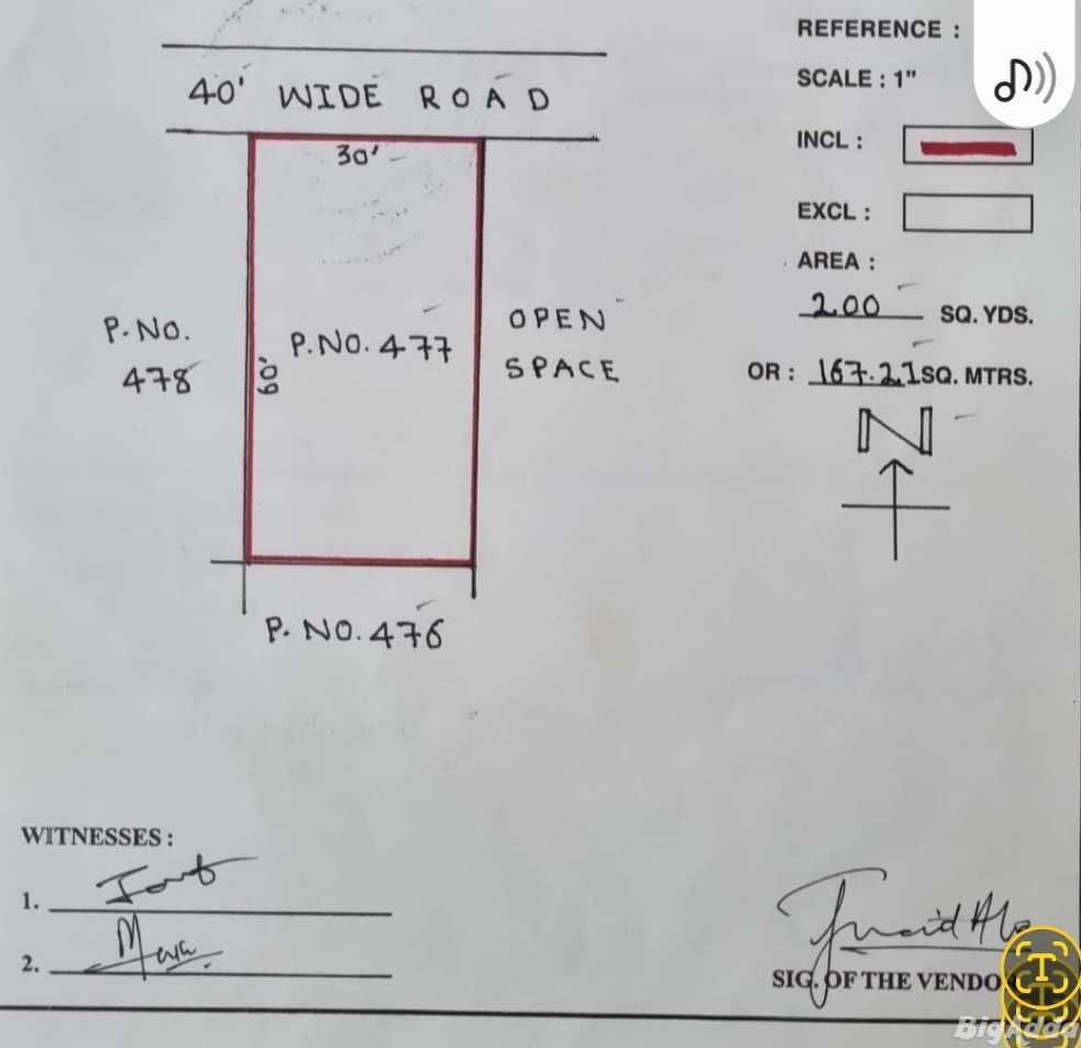 Residential plot for sale in Janachaitanya Housing