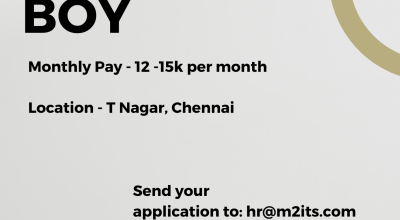 Want Office Boy
