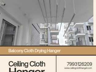 Ceiling Cloth Hangers in Financial District-
