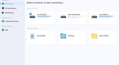 Crash PC Data Recovery Tool