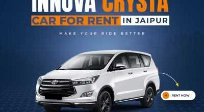Innova crysta on rent Jaipur